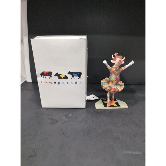 Cow Parade Dancing Diva‎ Cow Figurine, Westland Giftware, #9132, Box - Picture 1 of 12